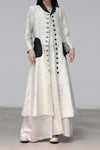 MUTEDANCE Two-Wear Silk Long Jacket MD22SS13 PM35